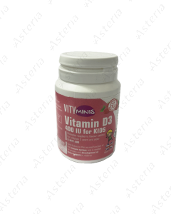 Viti vitamin D3 chewable tablet 400 AU children 3+ N60