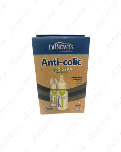 Dr. Brown feeding bottle Options+ anti-colic green 120ml N2