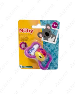 Соска Nuby силиконовая 6-36M+ пчелка N1