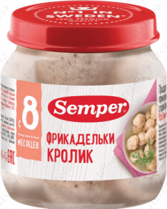 Фрикадельки из кролика Semper, 100 г