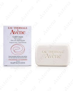 Авен Колд Крем мыло сверхпитательное д/сухой и оч. сухой чувст. кожи 100г 259028