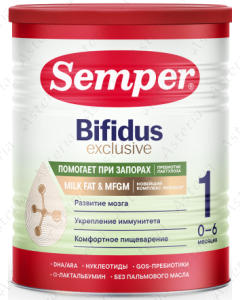 Молочная смесь Semper bifidus N1 400 г