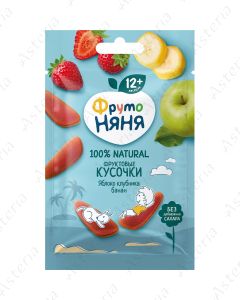Фруто Няня  Фруктовые кусочки   Клубника+ Банан 15г 