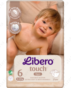 Детские подгузники Libero Touch N6 13-20 кг N27