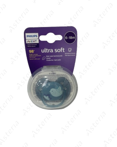 Соска Avent 6-18M ультрамягкая синяя N1 092/04