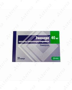 Эманера капсулы 40мг N28