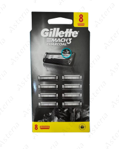 Сменные лезвия для угля Gillette Mach3 N8