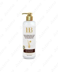 HB H&B Крем для смягчения, увлажнения и блеска волос HB H&B с минералами Мертвого моря и кератином, 400 мл, 26325