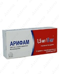 Арифам (5мг/1.5мг таб х30)