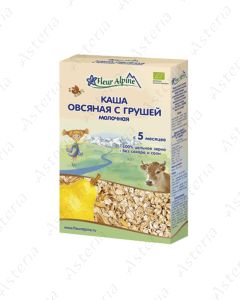 Флер Альпин Органик Каша молочная овсяная с грушей 200г