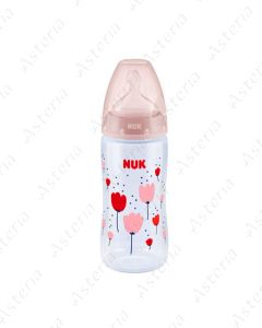 Нукбутылка First Choice силиконовая соска 0-6m + белый 300мл