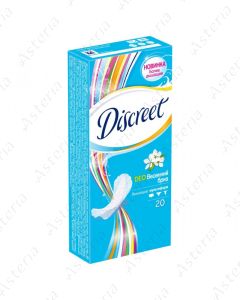 Пракладки ежедневные Discreet Deo spring breezr N20
