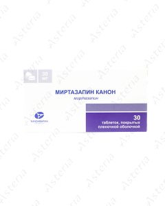 Миртазапин канон (30мг х30)