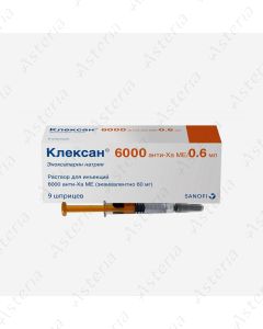Клексан60мг 0,6млN1