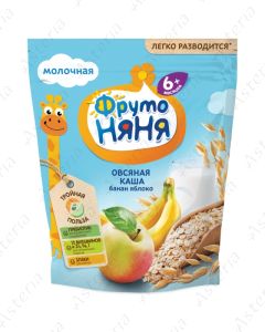 Фруто Няня Каша молочная Овсяная Яблоко, Банан 200г