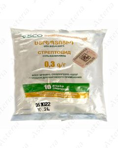 Стрептоцид порошок 0,3г N10