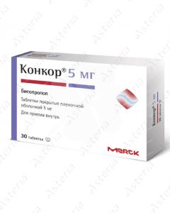 Конкор таблетки 5мг N30
