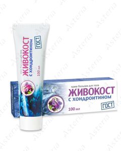 Нежный бальзам для губ «Живокост» с хондроитином, 100 мл.