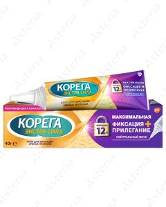 Фиксирующая паста Korega нейтральный вкус максимальная крепость 40г