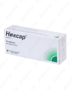 Никсар таб 20мг N30