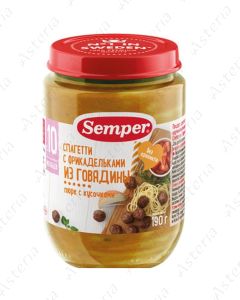 Спагетти Semper с говяжьими фрикадельками 190 г