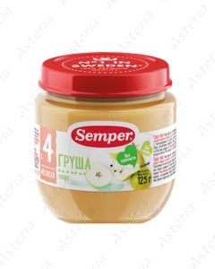 Грушевое пюре Semper 80 г