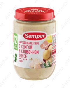 Картофельное пюре Semper с филе белой рыбы 190 г