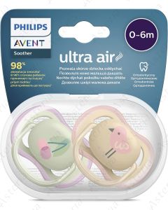 Авент Ультра Эйр Пустышка  0-6М+ N2 085/13