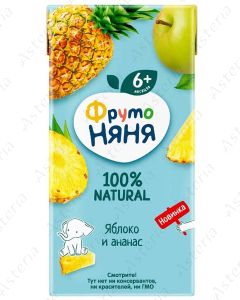 Сок Фруто Няня яблочно-ананасовый 200мл