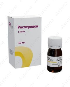 Раствор рисперидона 1 мг/мл 30 мл