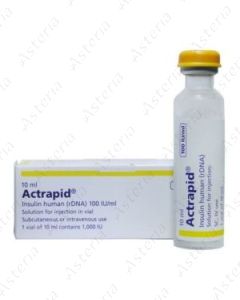 Актрапид флакон 100ММ/мл 10мл