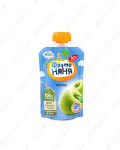 Фруто Няня Пюре Яблоко, пауч 90г