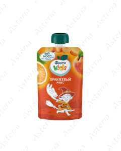 Фруто Няня Пюре Оранжевый микс,пауч 90г