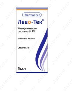 Глазные капли Лево-Тек 0,5% 5 мл