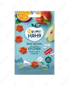 Фруто Няня кусочки фруктов яблоко персик маракуйя 15г