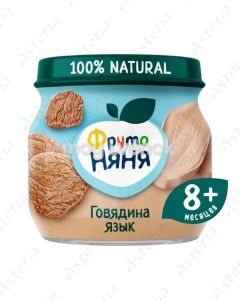 Фруто няня Пюре с говядиной и языком 80г