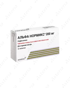 Альфа нормикс таб 200мг N12
