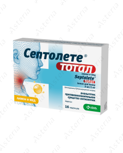 Септолете Тотал (лимон+мед паст х16)