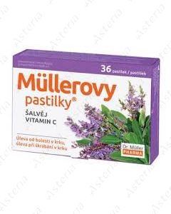 Мулерови пастилки с шалфеем и VIT. C N36