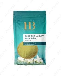 HB H&B  Соль для ванн HB H&B «Минералы Мёртвого моря» класса люкс, 500 г, жёлтая, 26523