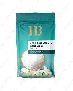 HB H&B   Соль для ванн HB H&B «Минералы Мёртвого моря» класса люкс, 500 г, белая, 26509