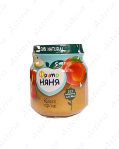 Фруто Няня Пюре Яблоко, Персик 100г
