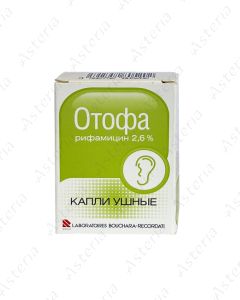 Отофа (уш кап 2,6% 10мл)