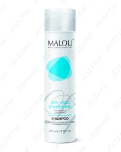 MALOU Шампунь разглаживающий с дюймовым маслом и блеском 250мл