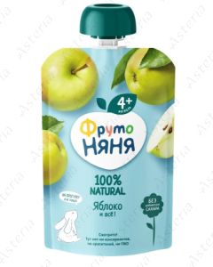 Фруто Няня Пюре Яблоко, пауч 90г
