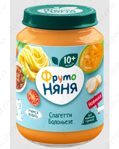 Пюре Фруто Няня Спагетти Болоньезе 190г