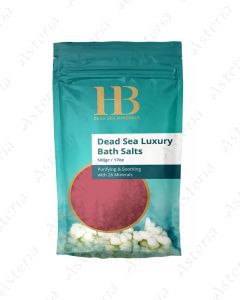 HB H&B Соль для ванн HB H&B «Минералы Мёртвого моря» класса люкс, 500 г, розовая, 26516