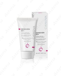 Канова Сенсивен 50+ Успокаивающий крем SPF50+ UVA UVB 50мл