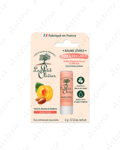 Ле Петит Оливье Увлажняющий бальзам для губ с маслом сладкого миндаля и абрикоса 4 г 40098