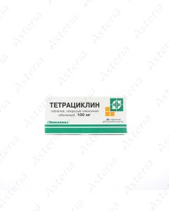 Tetracycline coated tablets 100mg N20